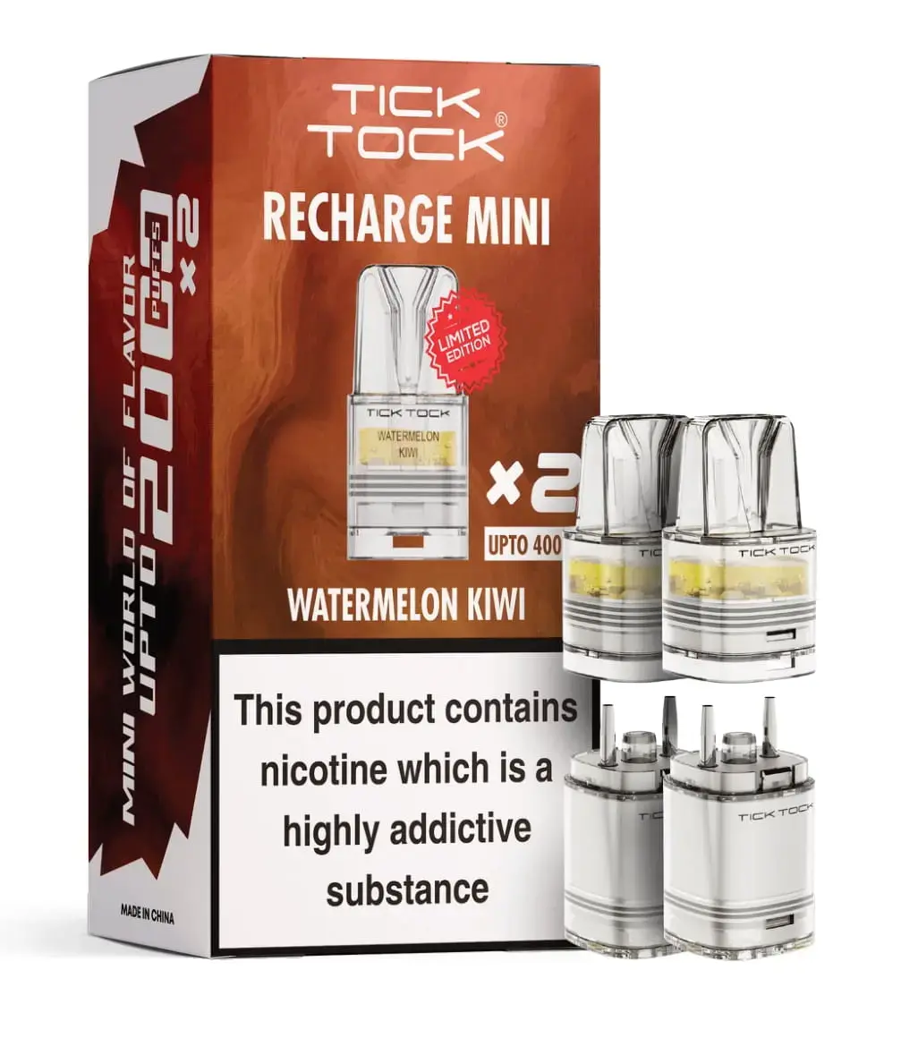 Watermelon Kiwi Tick Tock Magic 8000 Prefilled Pods